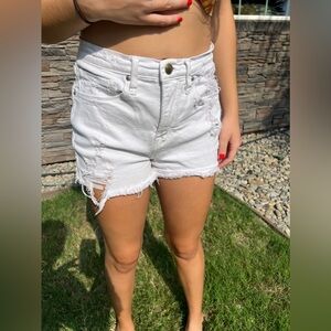 Good American White Shorts (Size 2/ 26)